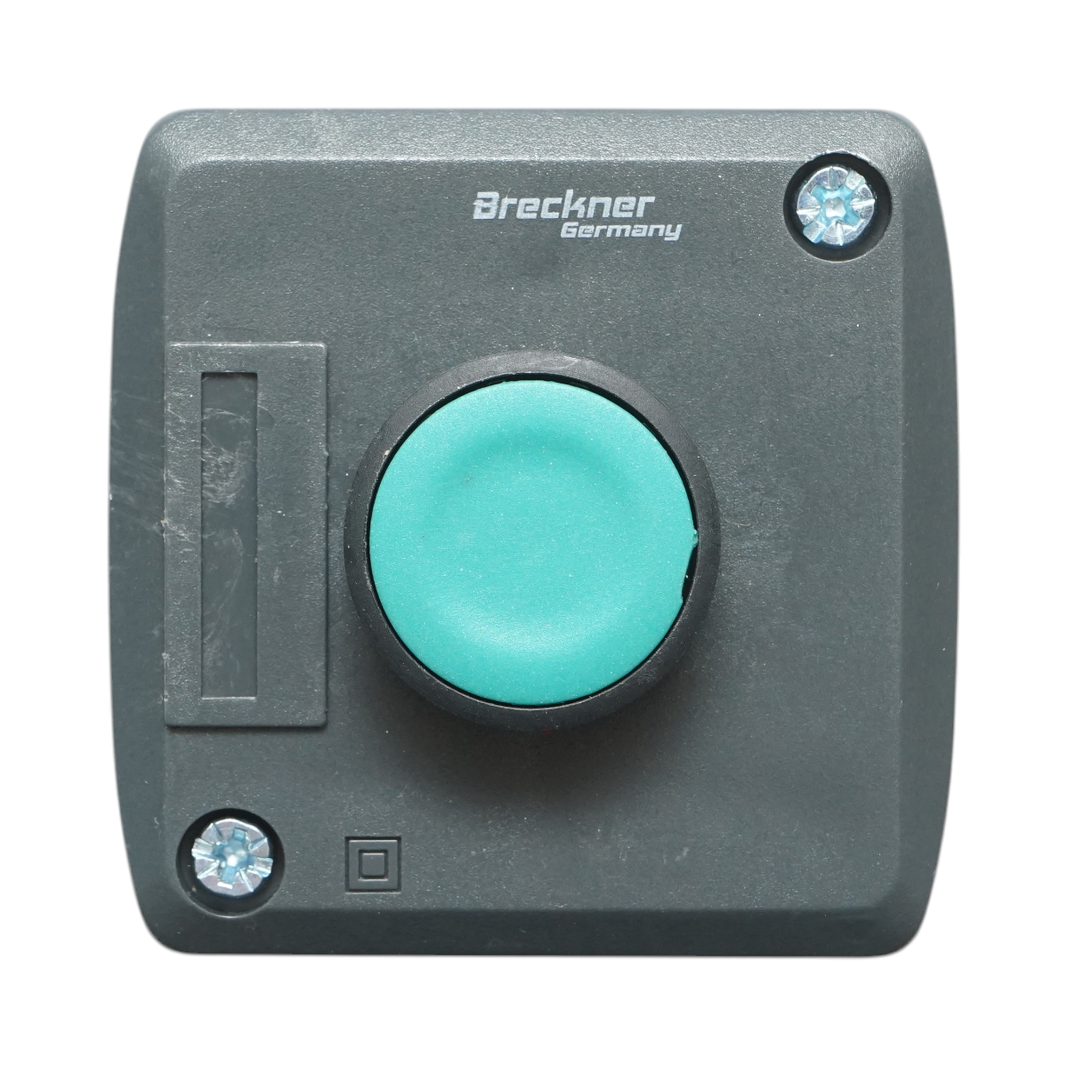 Carcasa buton comanda START verde cu revenire 1NO Breckner Germany – imagine 2