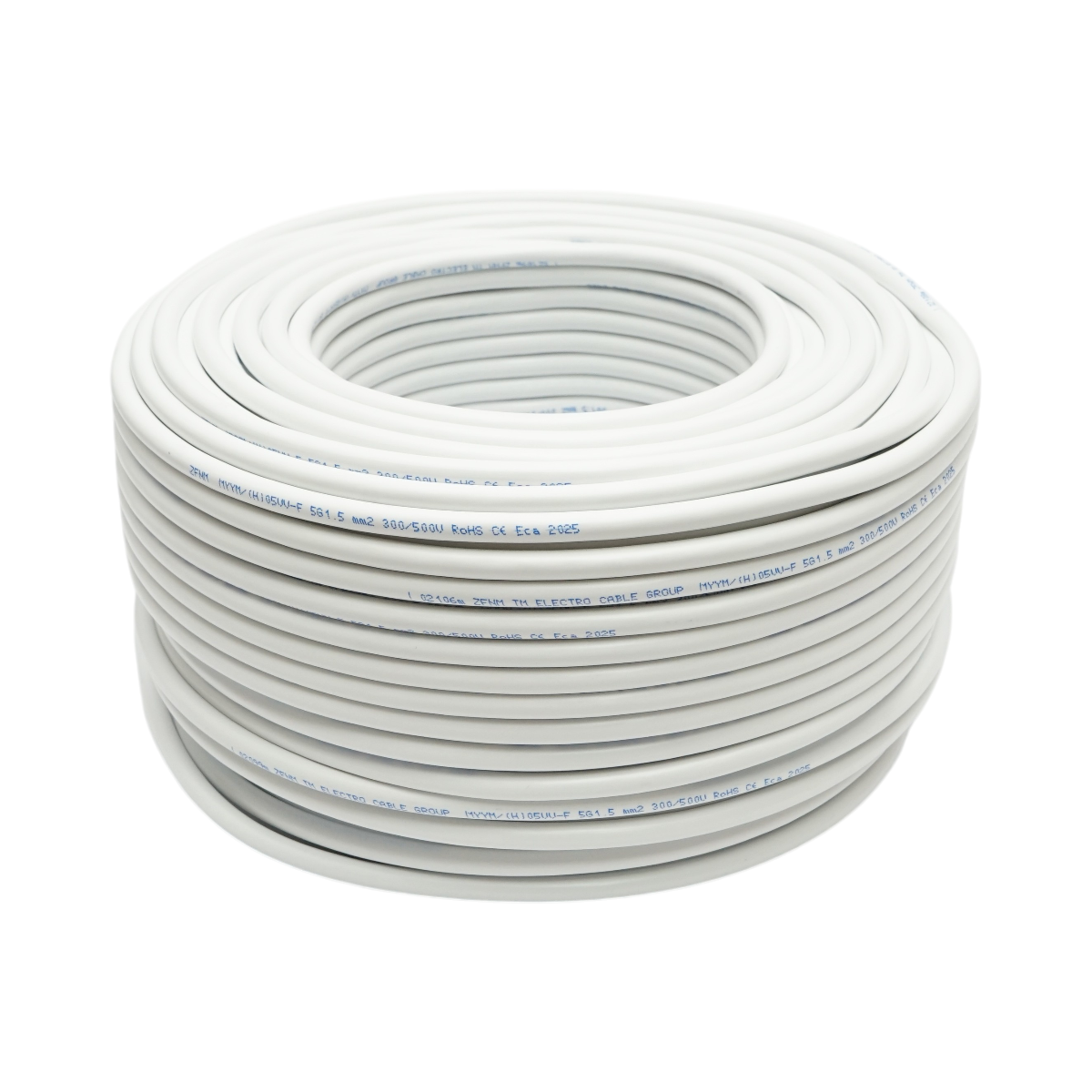 Cablu electric MYYM 5Gx1.5mm cupru H05VV-F, 300-500V rola 100m