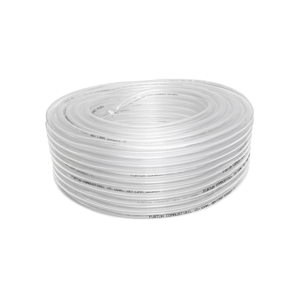 Furtun combustibil transparent fi10 (d = 10 mm si D = 13 mm /colac de 50 metri)
