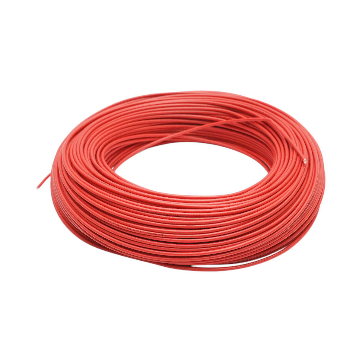 Cablu electric cupru 1.5mm rosu MYF H07V-K, izolatie PVC 450/750V 100m/rola
