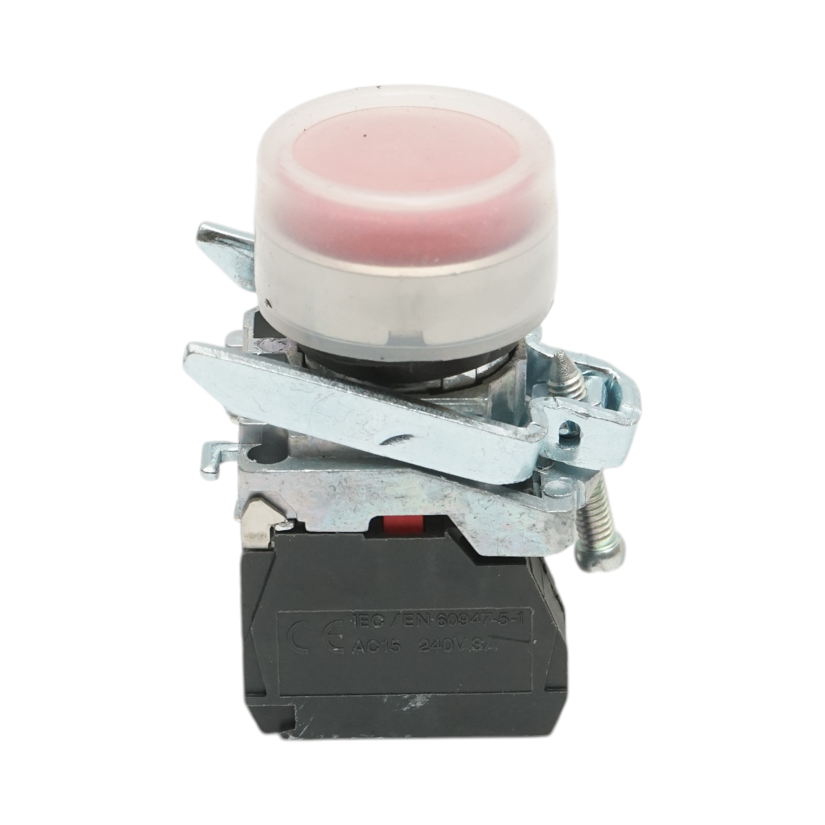Buton comanda rosu cu capac protectie IP65 1NC, 40mm TB4-BP42 Breckner Germany