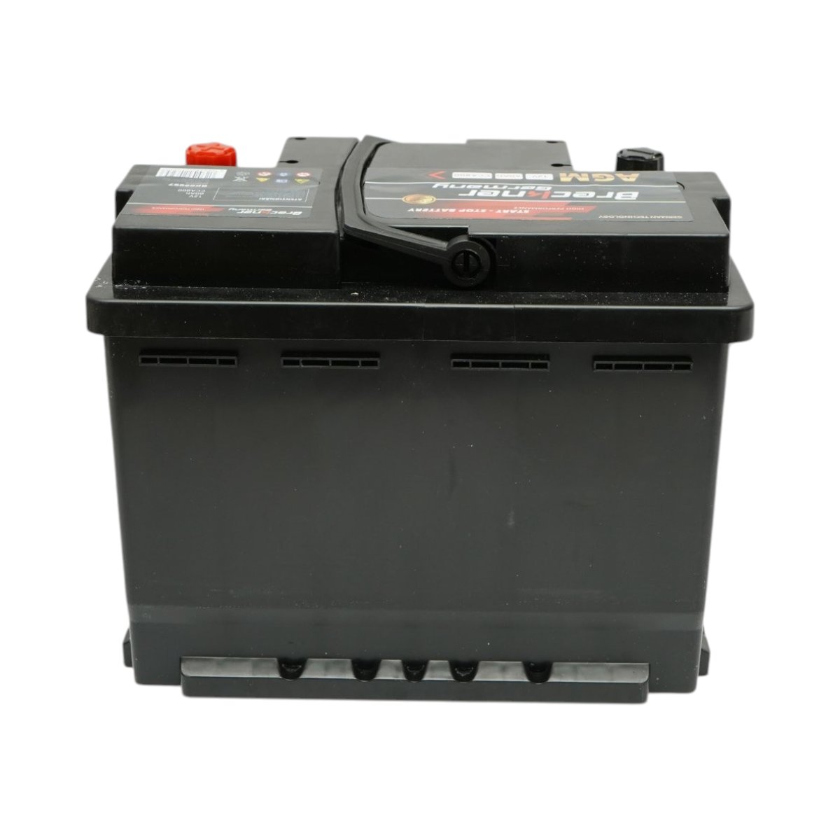 Baterie auto AGM start-stop 12V, 60Ah, 800A la pornire 242x174x189mm Breckner Germany – imagine 2