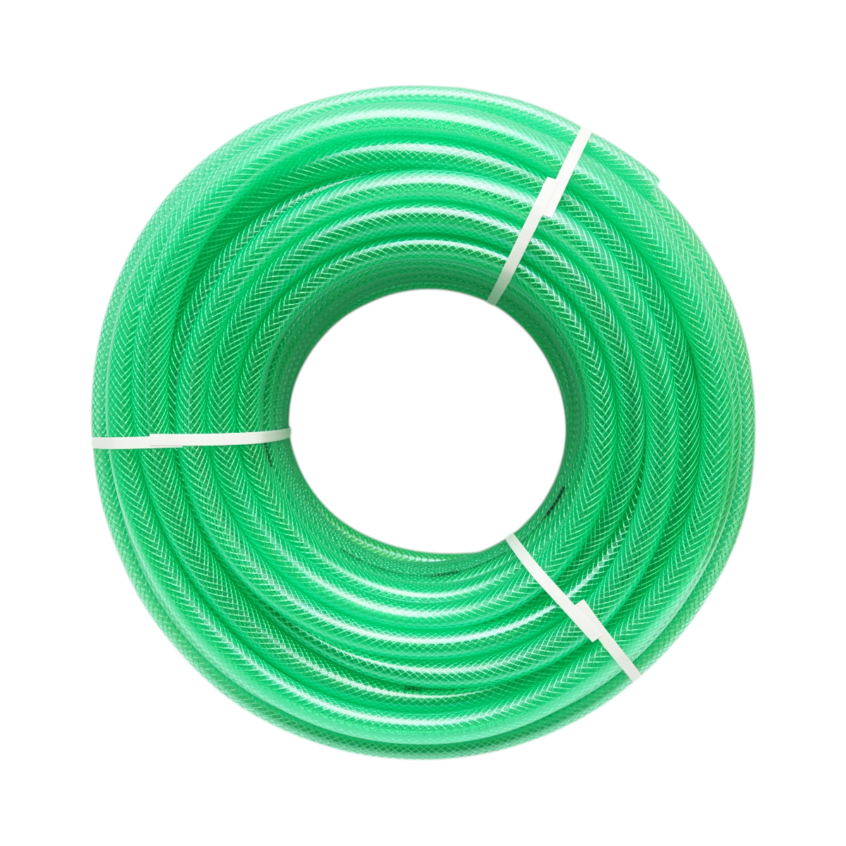 Furtun gradina PVC transparent 3/4 inch (19mm) cu insertie textila impletita 50m/rola Breckner Germany – imagine 2