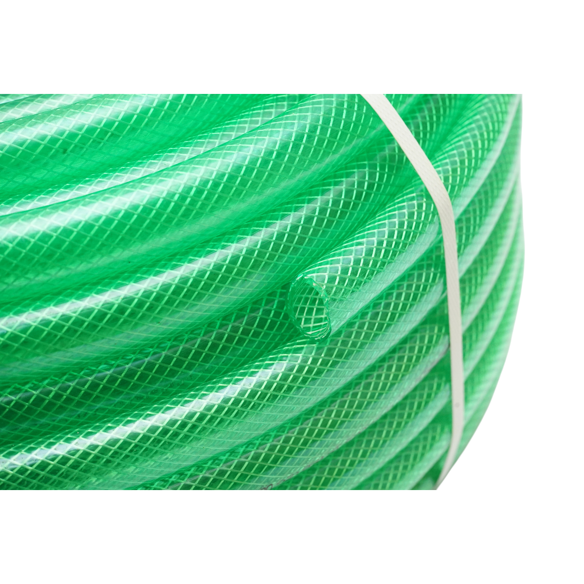Furtun gradina PVC transparent 3/4 inch (19mm) cu insertie textila impletita 50m/rola Breckner Germany – imagine 3