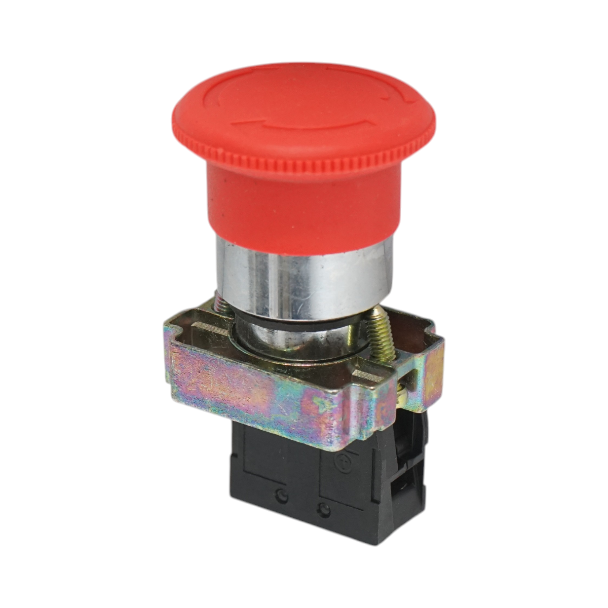 Buton comanda oprire de urgenta rosu cu deblocare prin rasucire 40mm, 1NC, 400V/10A, LAY5 Breckner Germany – imagine 3