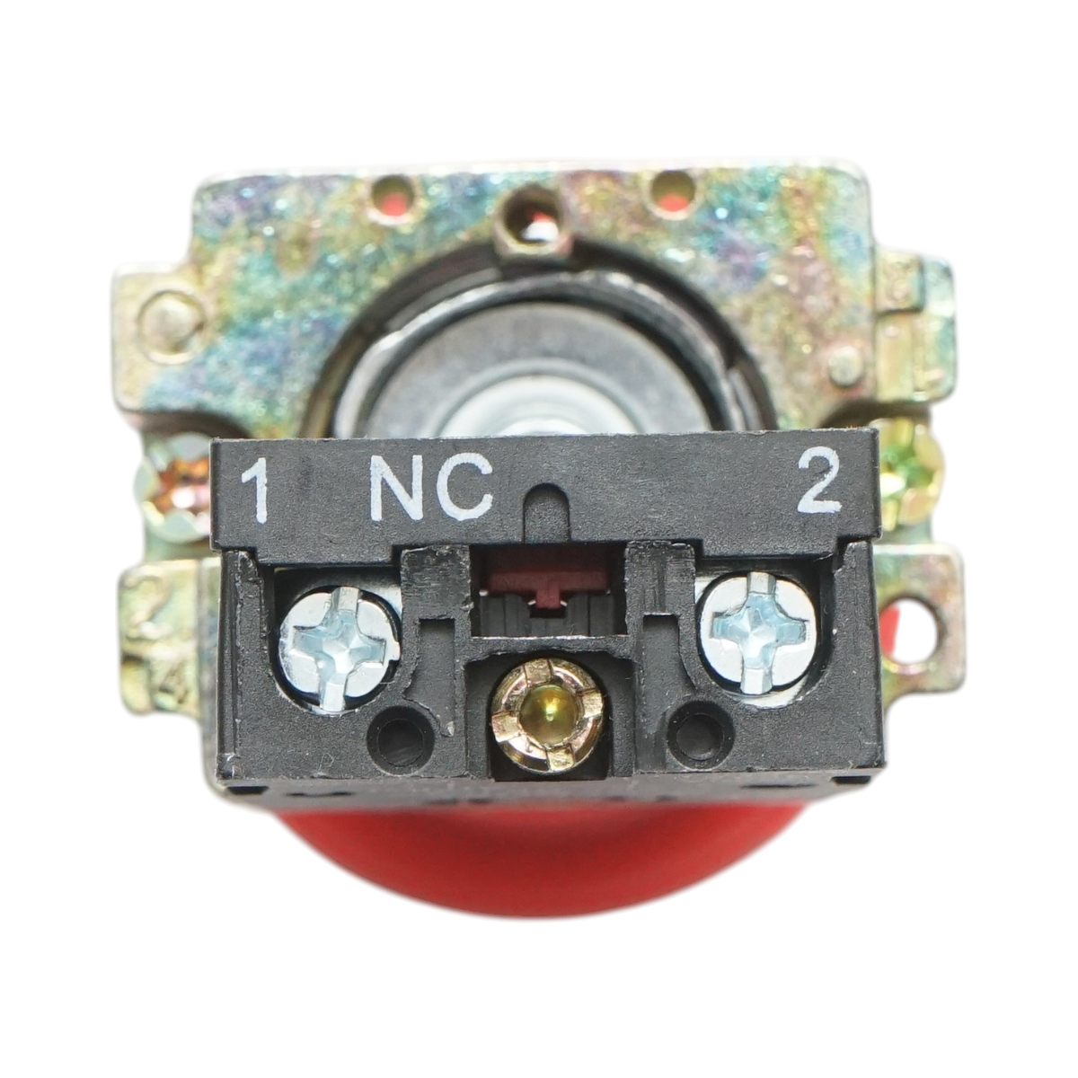 Buton comanda oprire de urgenta rosu cu deblocare prin rasucire 40mm, 1NC, 400V/10A, LAY5 Breckner Germany – imagine 5