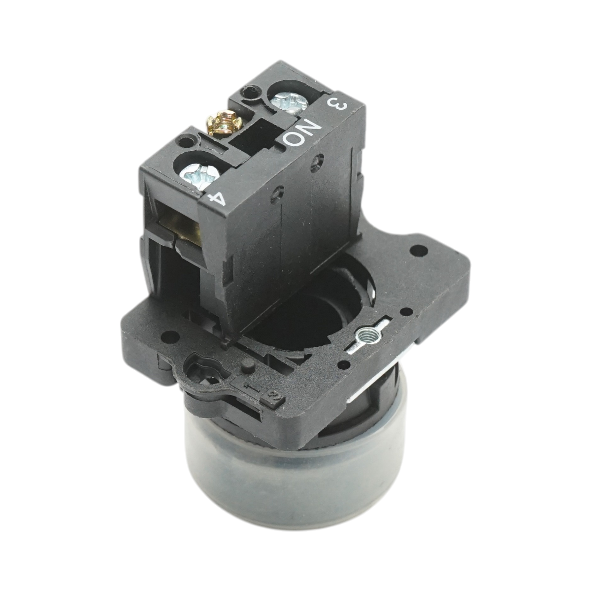 Buton comanda negru cu capac protectie 1NO, 400V/10A, LAY5-EP21, IP65 Breckner Germany – imagine 3