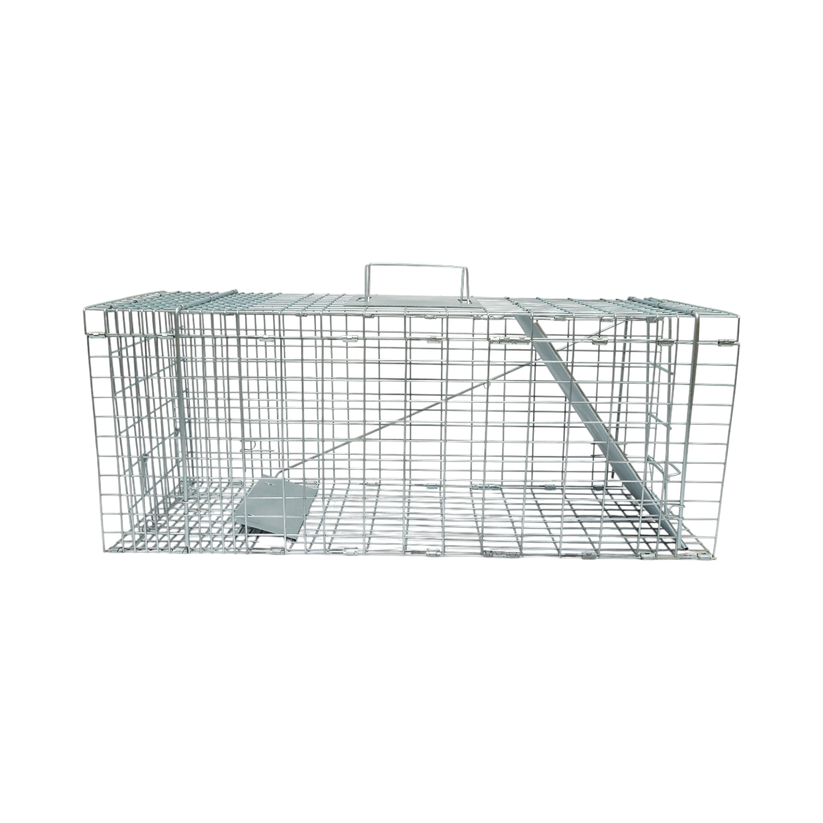 Capcana animale mici tip colivie pliabila metalica 78x30x32cm