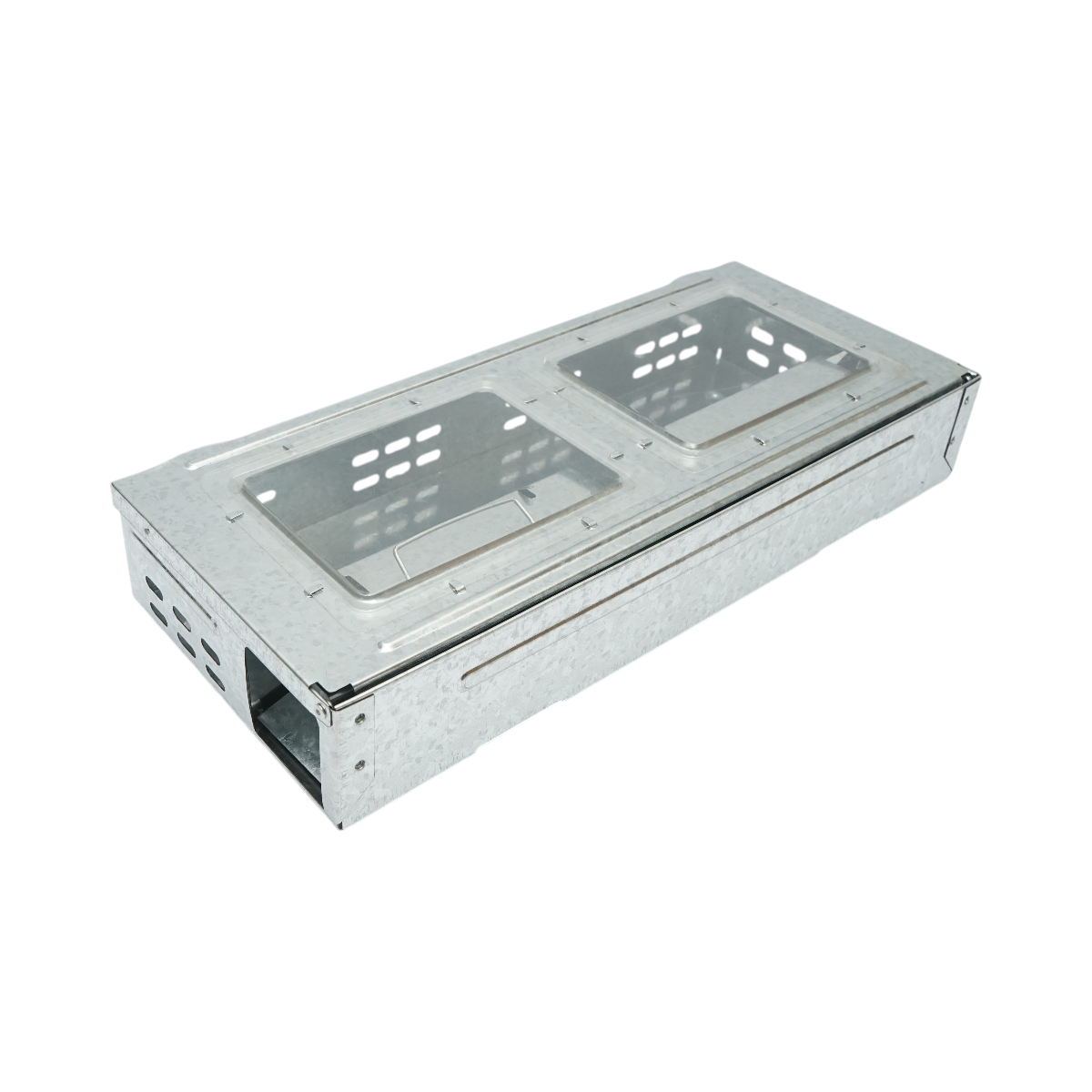 Capcana soareci metalica galvanizata profesionala 36.3x16.1x6.1cm – imagine 4