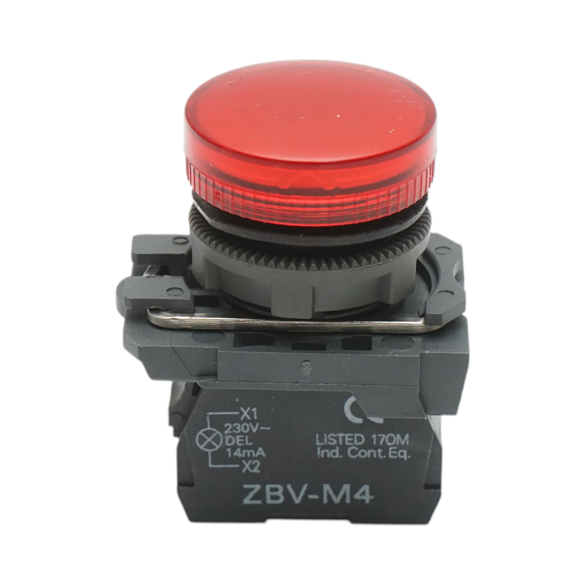Indicator semnalizare LED rosu 230V, 14mA, TB5 Breckner Germany