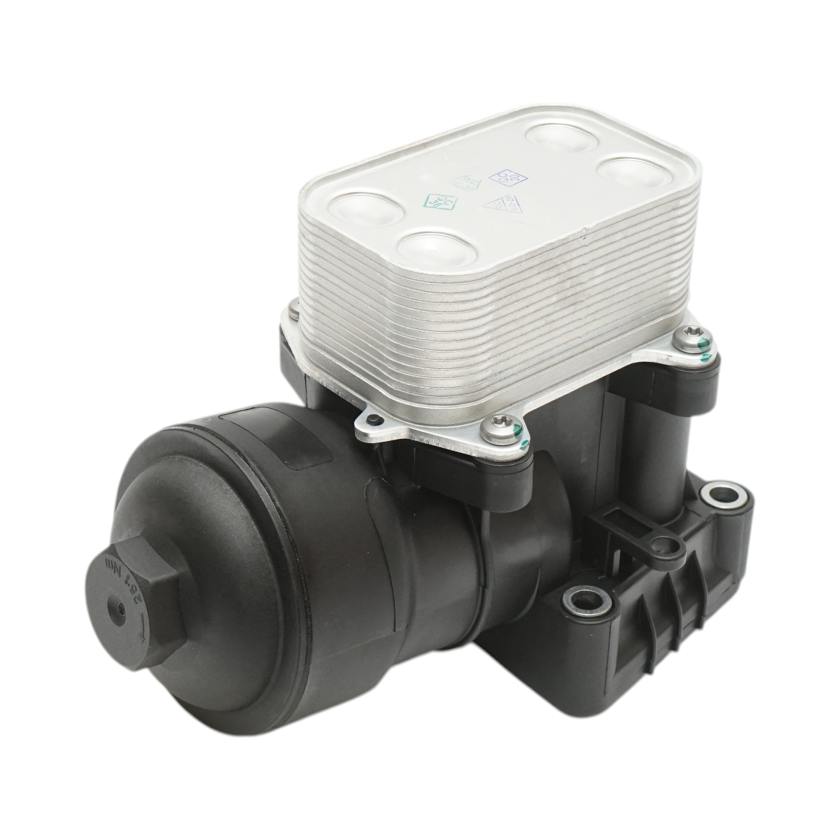 Locas filtru ulei cu racitor VW, Audi Skoda, Seat cod OEM 03L115389C, 03L117021C, 3135519, 24003158