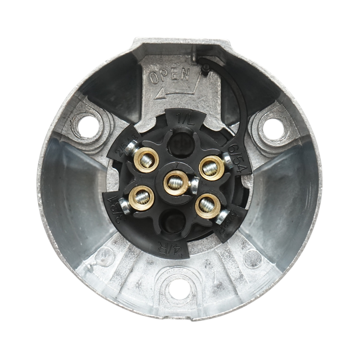 Priza remorca aluminiu 5 pini 24V cod OEM 8JB001940-001 Breckner Germany – imagine 5