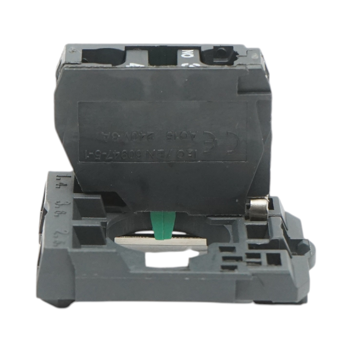 Element bloc contact auxiliar plastic 1NO 240V/10A TB5 Breckner Germany – imagine 2