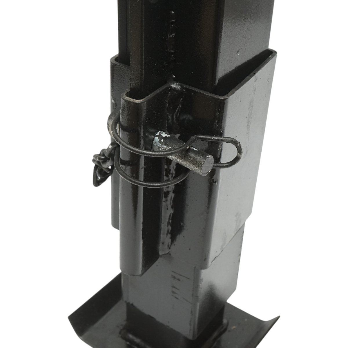 Picior de sprijin remorca reglabil cu manivela 50cm, fixare laterala, cilindru 80mm sarcina maxima 6000Kg – imagine 5