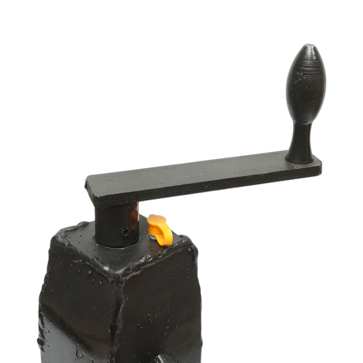 Picior de sprijin remorca reglabil cu manivela 50cm, fixare laterala, cilindru 80mm sarcina maxima 6000Kg – imagine 6