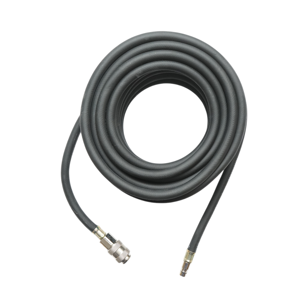 Furtun aer compresor 12m cauciucat 6x12mm si cuple rapide universale – imagine 2