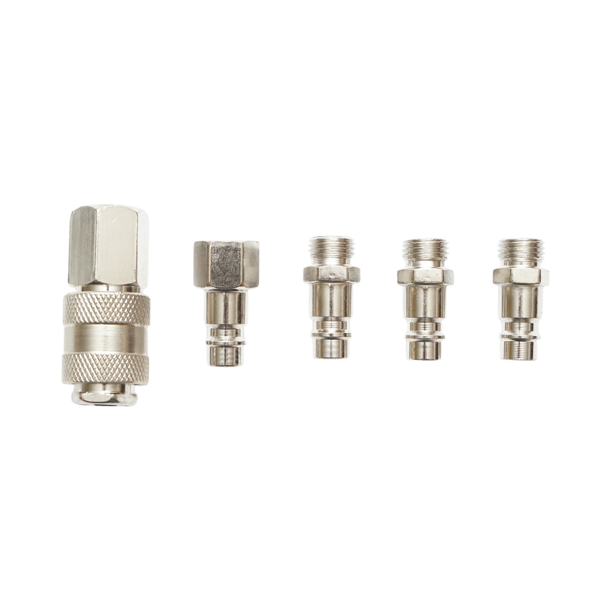 Set 5 cuple rapide 1/4 pentru furtunuri aer comprimat si scule pneumatice
