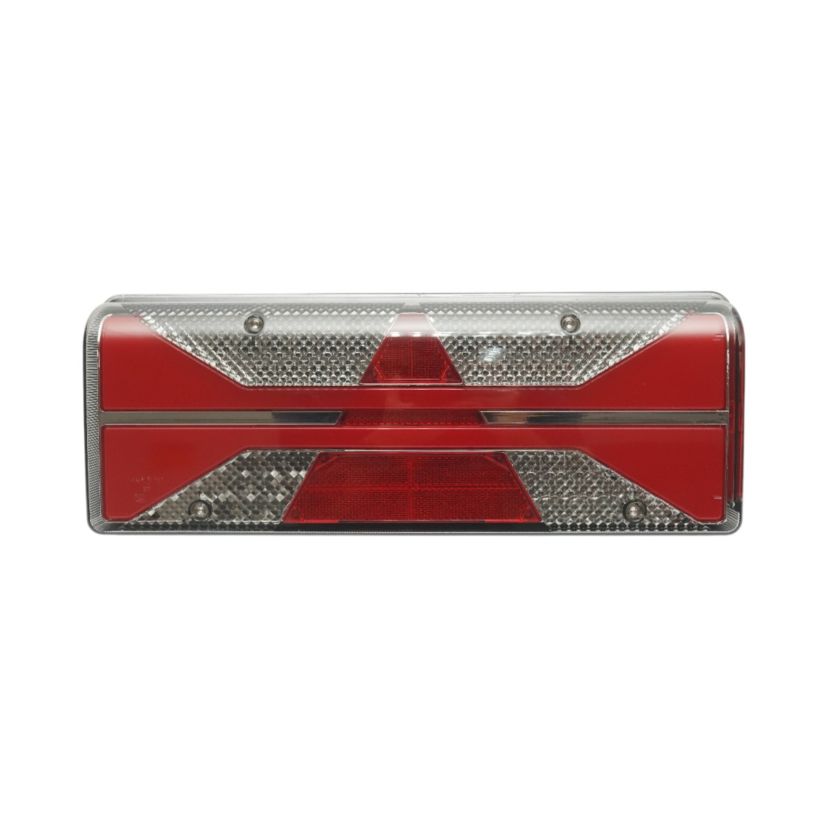 Lampa stop spate dreapta LED camion 24V, 7 pini ASS2.1+4x2 cu iluminare numar 400x153x88mm