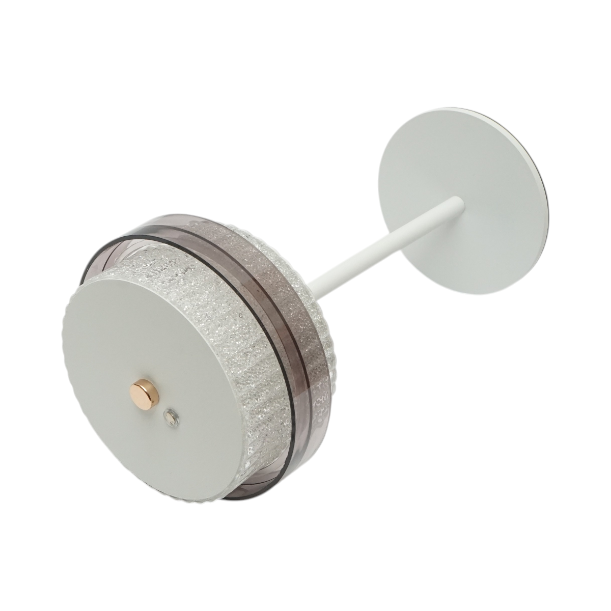 Lampa de masa touch LED 3W alba, baterie 3.7V/1800mAh, reincarcabila USB 5V/2A IP20 – imagine 4