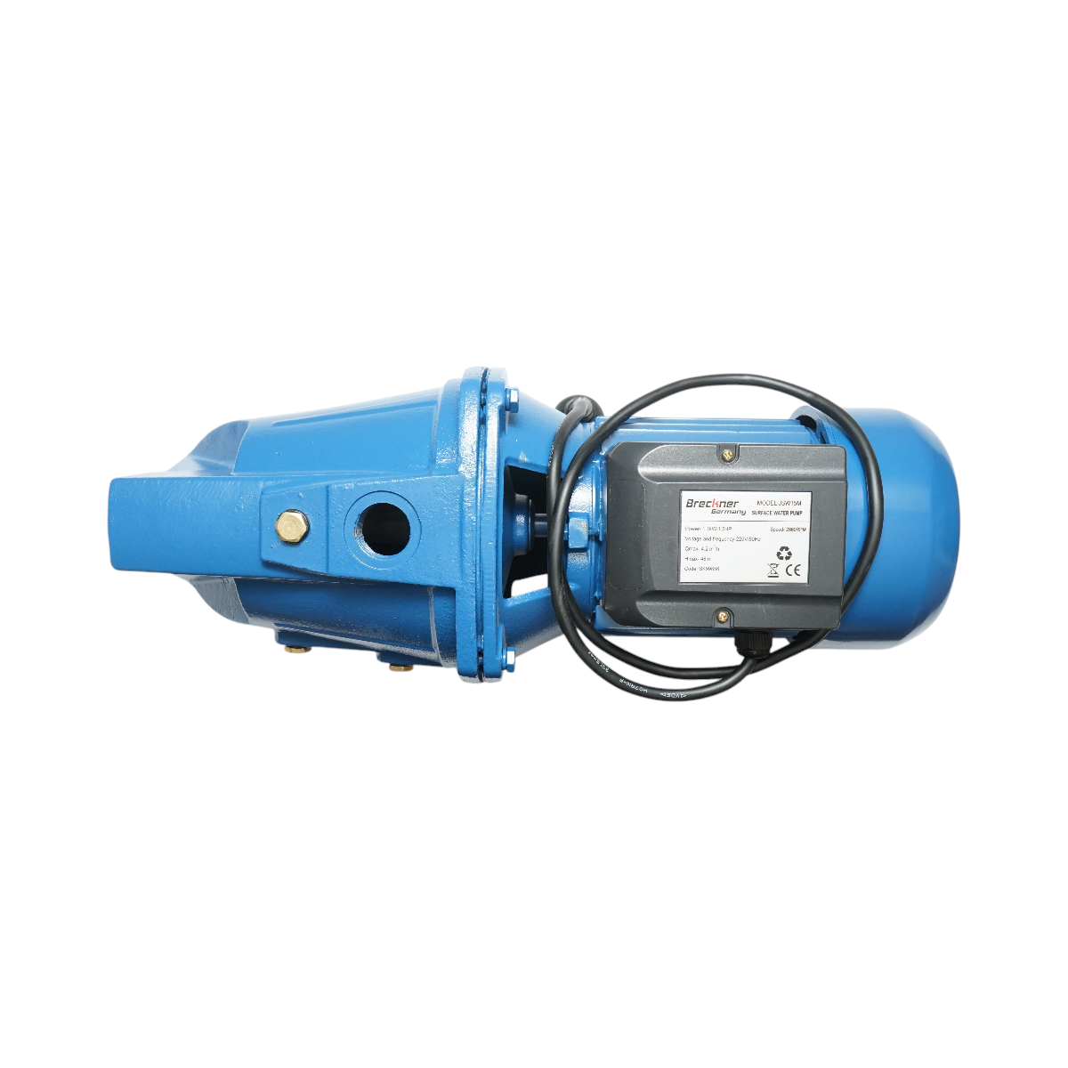 Pompa apa de suprafata autoamorsanta 1.1KW, 220V, debit 70 L/min, H46m JSW15M Breckner Germany – imagine 4