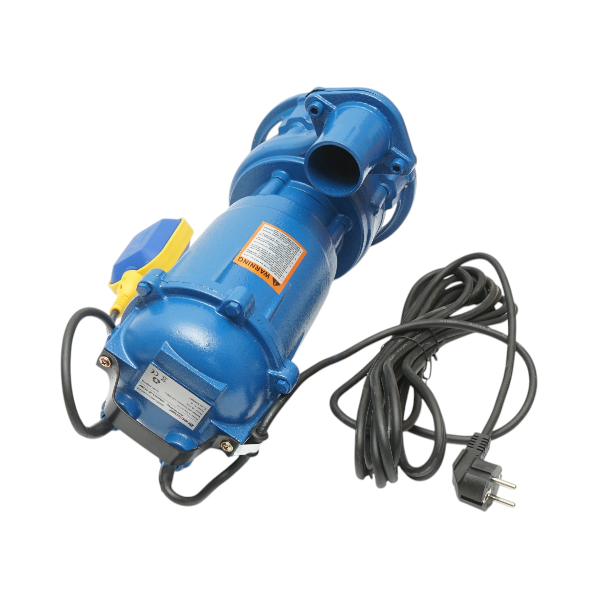 Pompa apa murdara, drenaj submersibila cu flotor si tocator 750W, 220V, debit 300L/min, H10m WQDS15-8-0.75F Breckner Germany – imagine 4