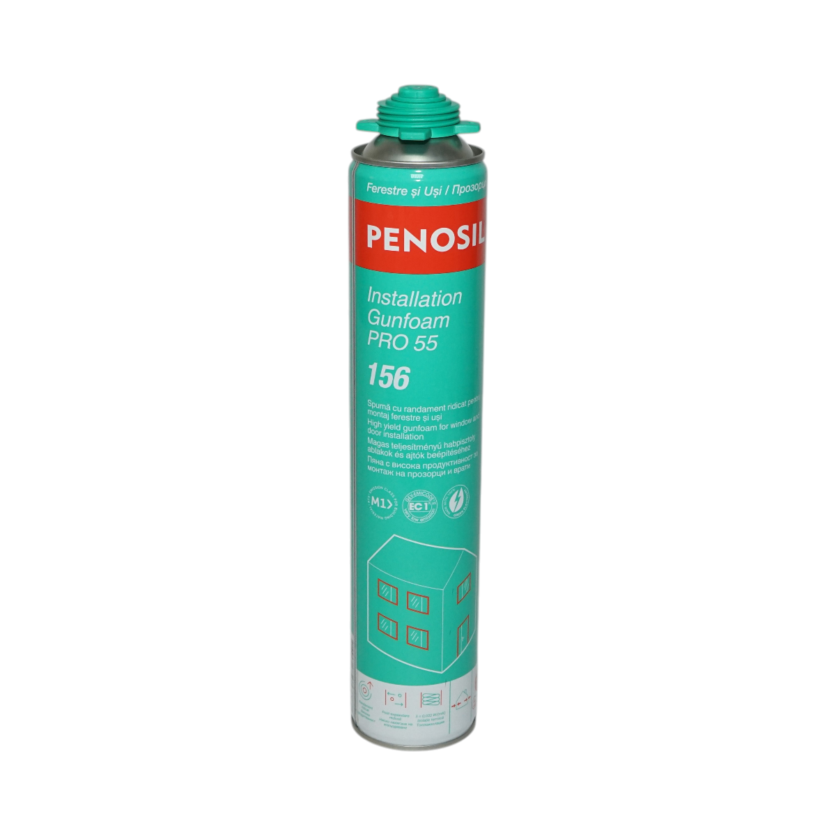 Spuma poliuretanica etansare usi si ferestre randament ridicat 750ml Penosil Installation Gunfoam PRO 55 156