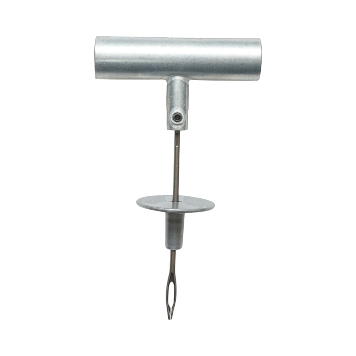 Instrument vulcanizare tip ac cu maner metalic T pentru inserare snur anvelope – imagine 2