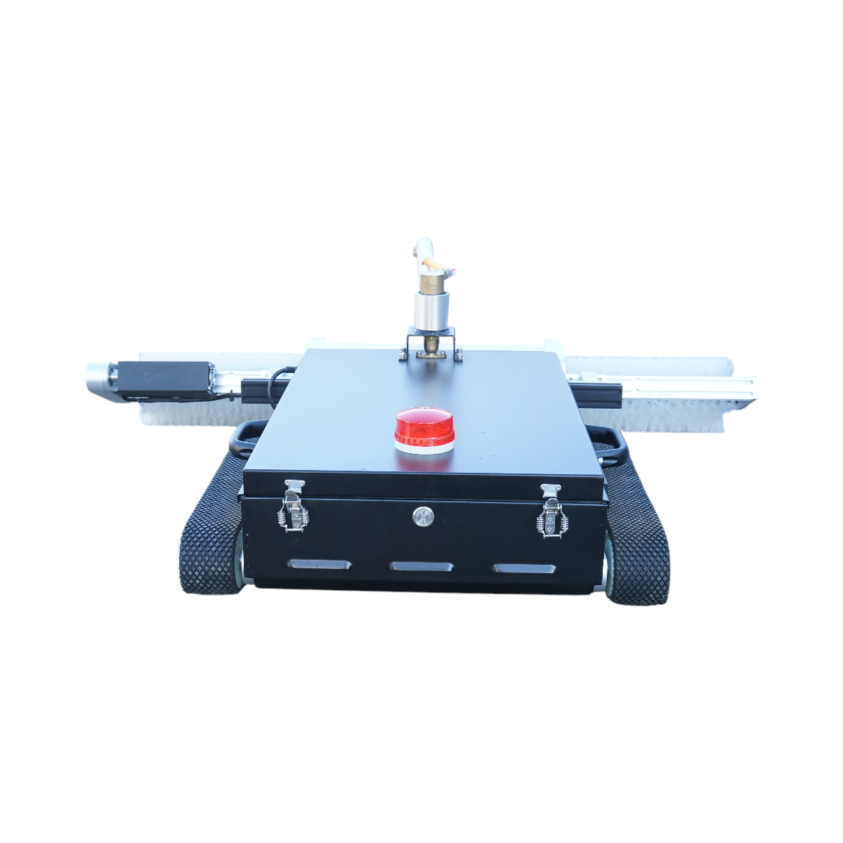 Robot curatare panouri solare fotovoltaice 24V, 380W cu telecomanda, baterie Li-ion 2x26Ah, latime perie 1100mm – imagine 3