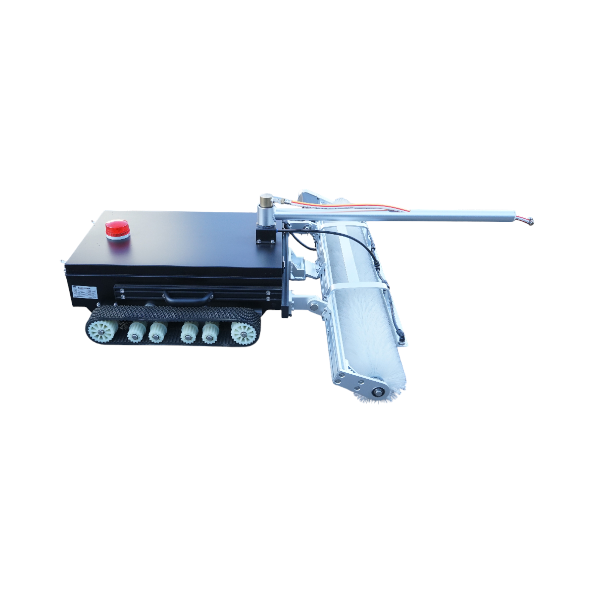 Robot curatare panouri solare fotovoltaice 24V, 380W cu telecomanda, baterie Li-ion 2x26Ah, latime perie 1100mm – imagine 5