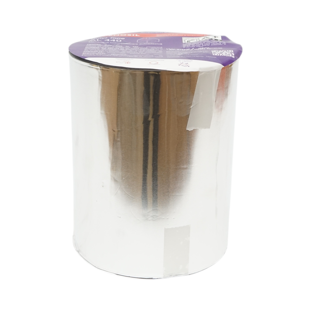 Banda butilica hidroizolanta autoadeziva 0.6x150mmx10m cu folie de aluminiu Butyl Tape AL 440 Penosil