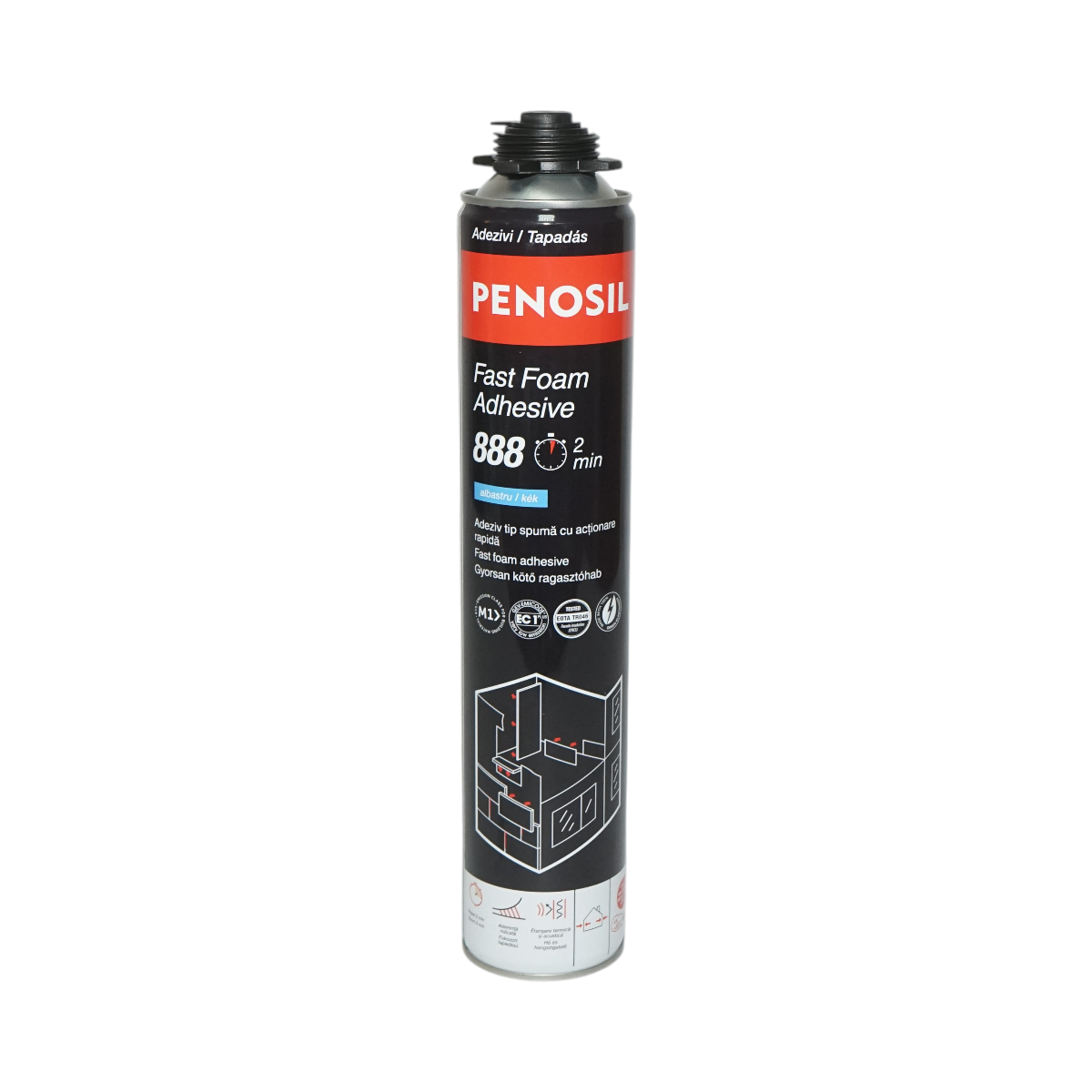Spuma adeziva ultrarapida multifunctionala 750ml Fast Foam Adhesive 888 Penosil