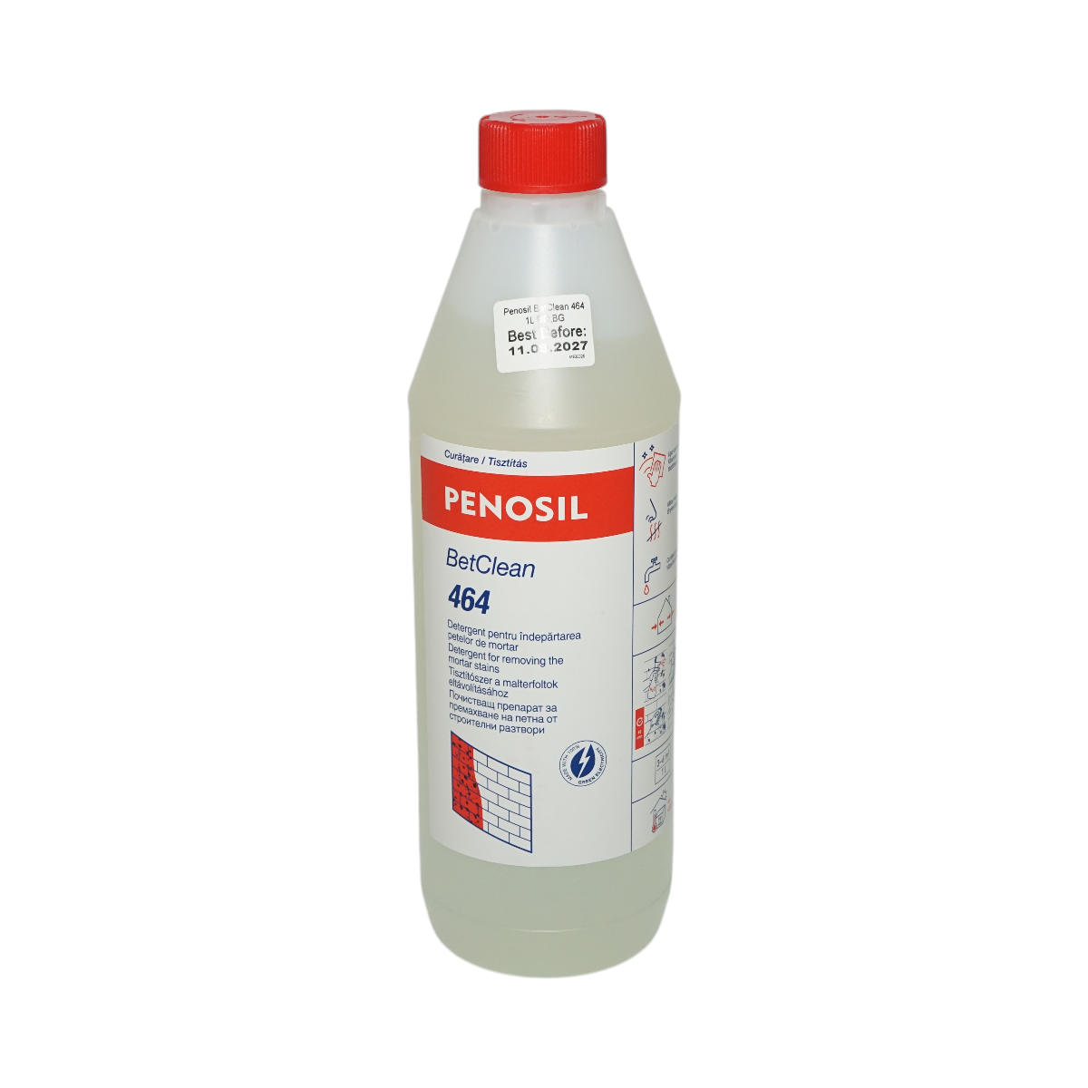 Detergent indepartare pete de mortar si curatare rosturi gresie si faianta 1L Penosil BetClean 464