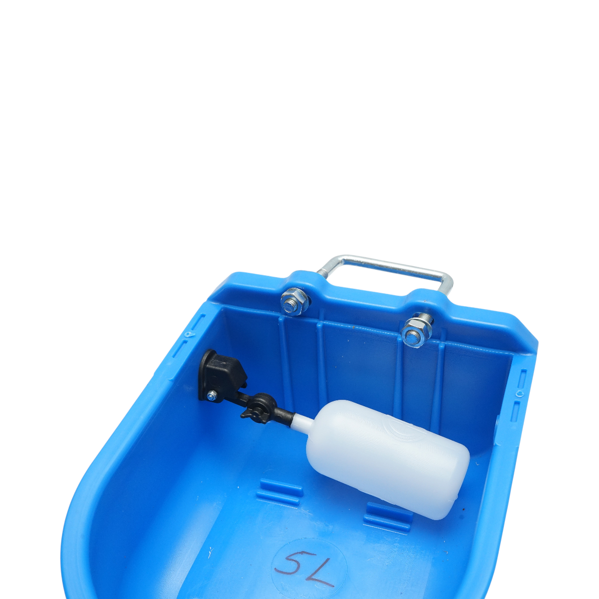 Adapatoare plastic 5L ultra rezistenta albastra cu plutitor si accesorii de prindere 315x245x150mm – imagine 6
