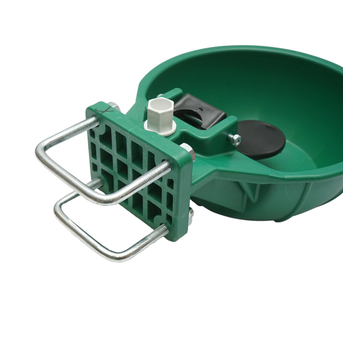 Adapatoare plastic 3L ultra rezistenta verde cu clapeta si accesorii de prindere 315x260x100mm – imagine 6
