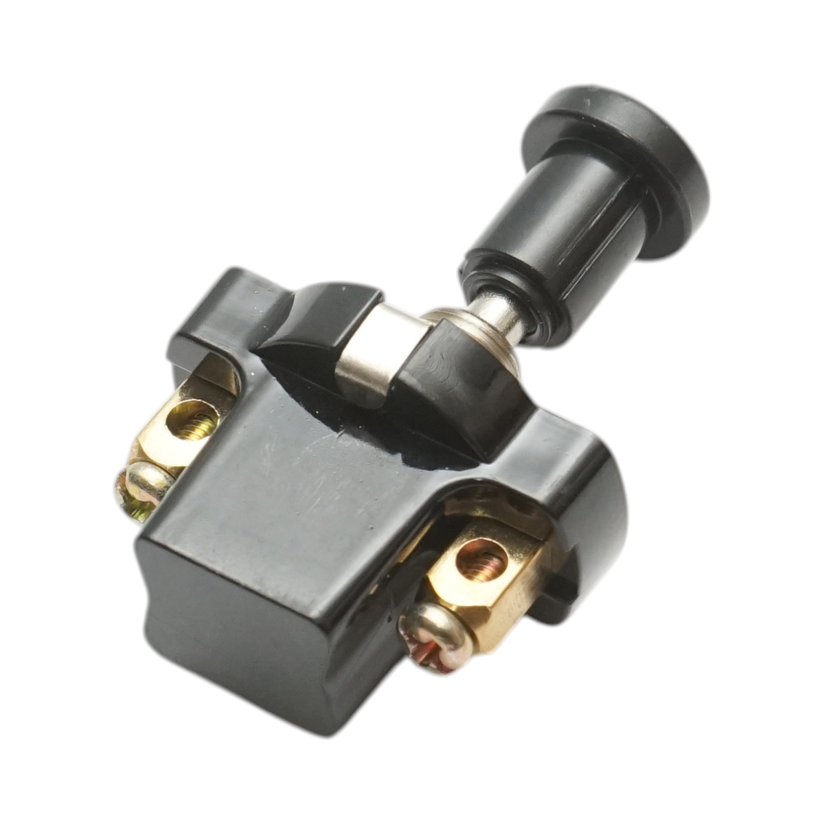 Intrerupator scurt universal 12V/5A pull switch ON/OFF cu piulita prindere metalica – imagine 4
