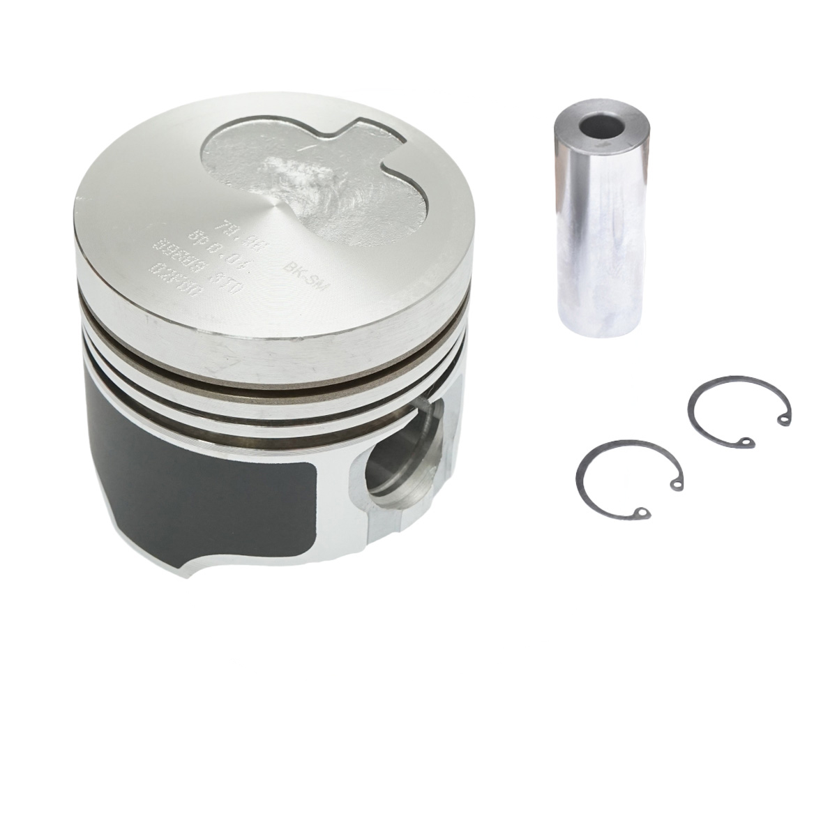 Piston motor echipat STD 80mm Dacia Papuc 1.9D Q cu segmenti 2x2x3mm, bolt si sigurante Breckner Germany