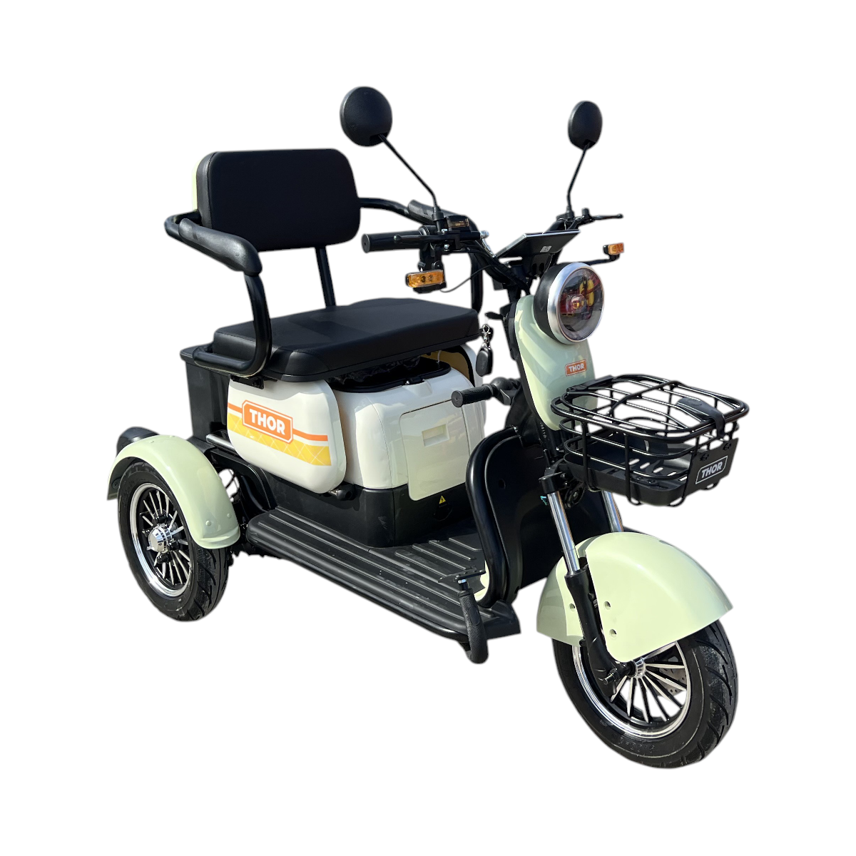 Triciclu electric THOR SXL PRO VERDE 1000W 60V 20AH – imagine 4