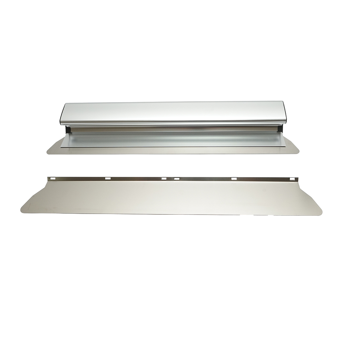 Gletiera profesionala inox 50x10cm cu 2 lame 55x8.8cm