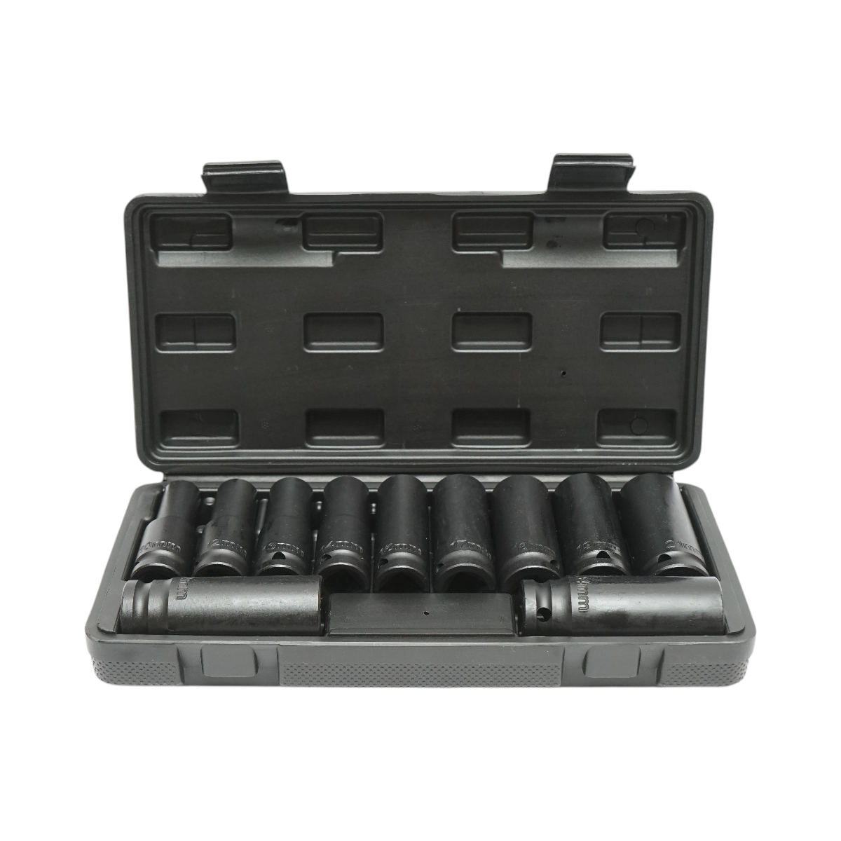 Trusa chei tubulare de impact lungi 10-24mm, 78mm, patrat 1/2 inch Cr-Mo 11 piese Breckner Germany