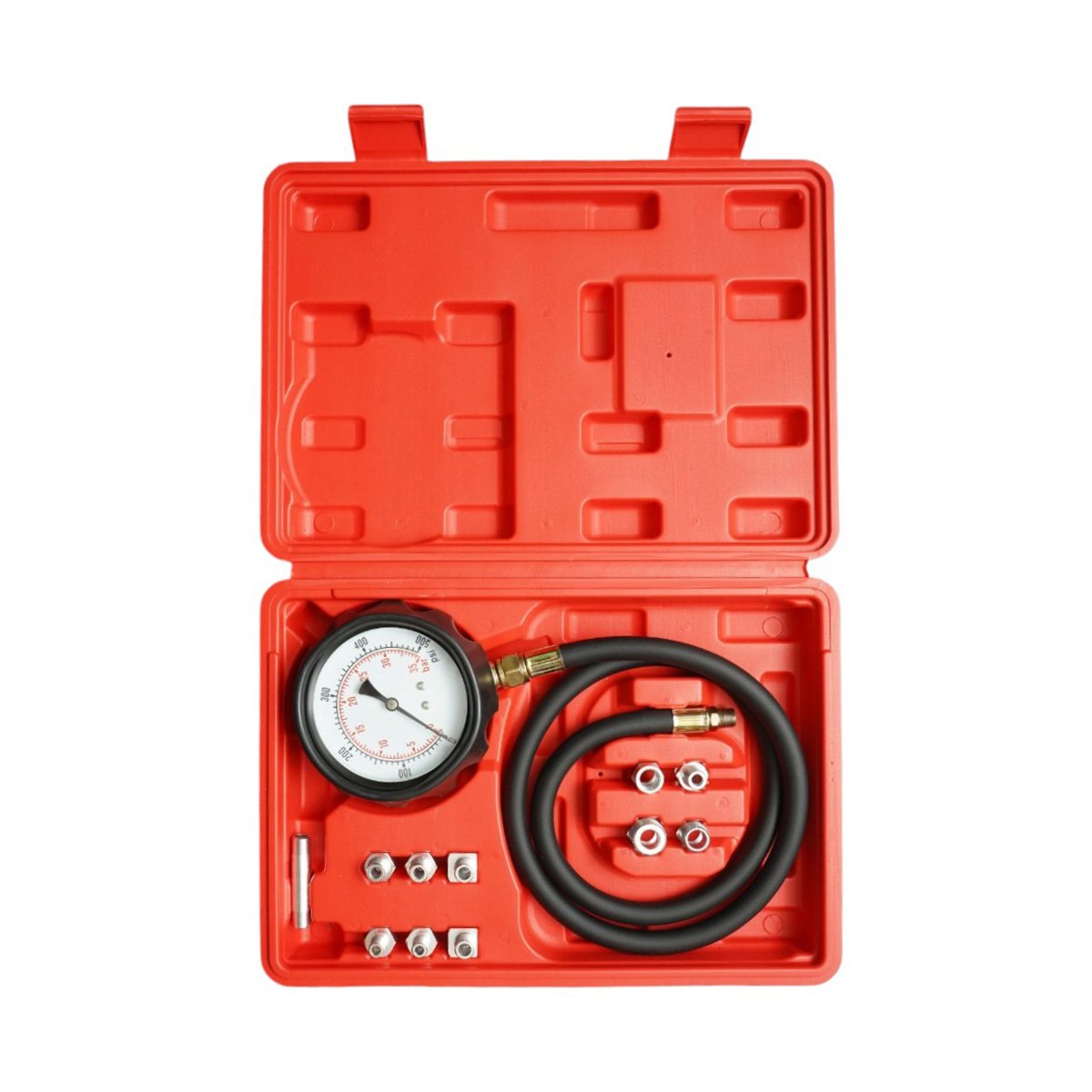 Trusa tester verificare presiune ulei motor 0-35 bar universala 12 piese Breckner Germany – imagine 2