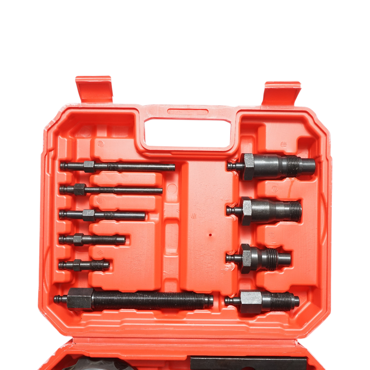 Trusa tester compresie motoare diesel cu manometru mecanic 0-70 bar 19 piese – imagine 3
