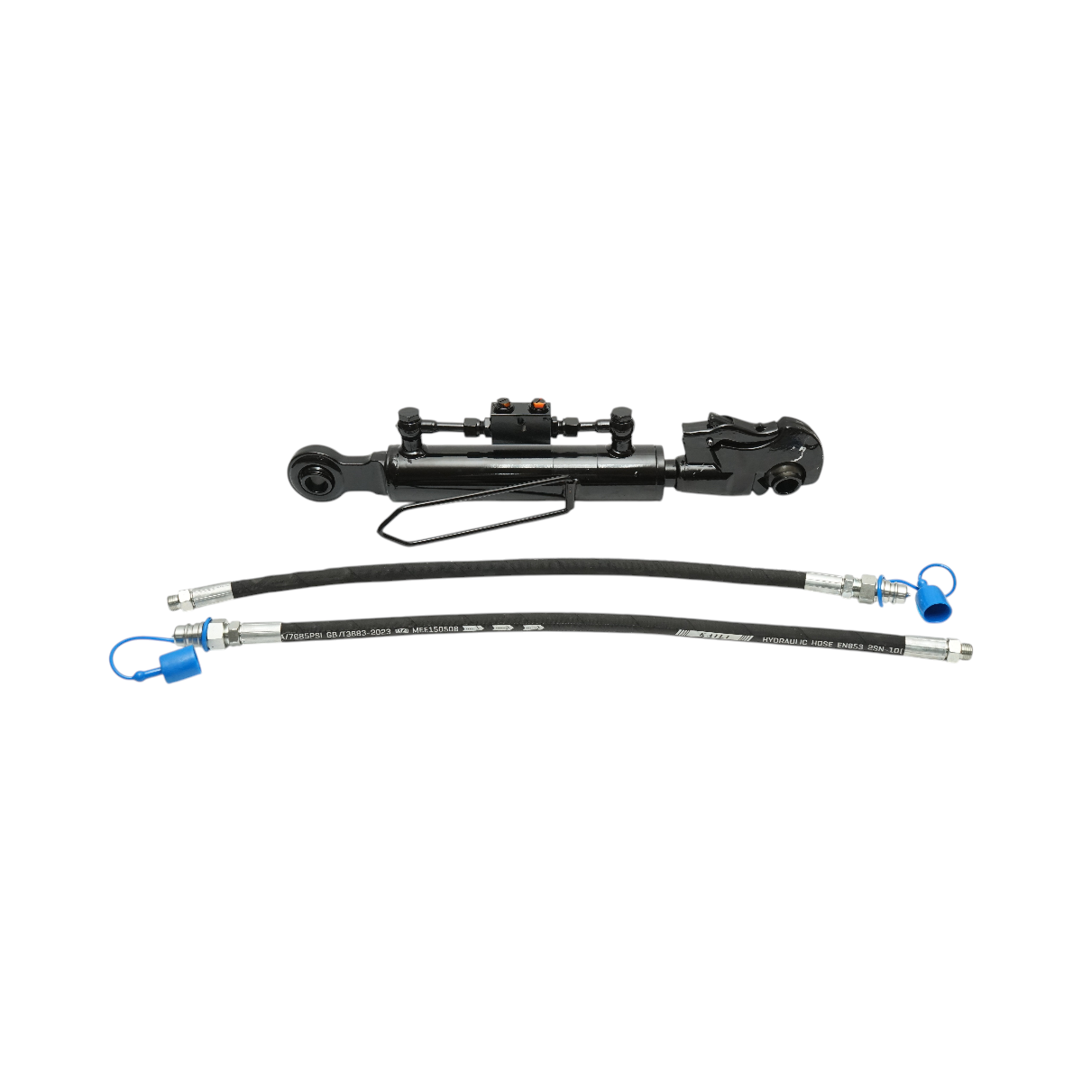 Tirant central reglabil hidraulic, categoria 2-2, cupla rapida, 555mm inchis, cursa 195mm