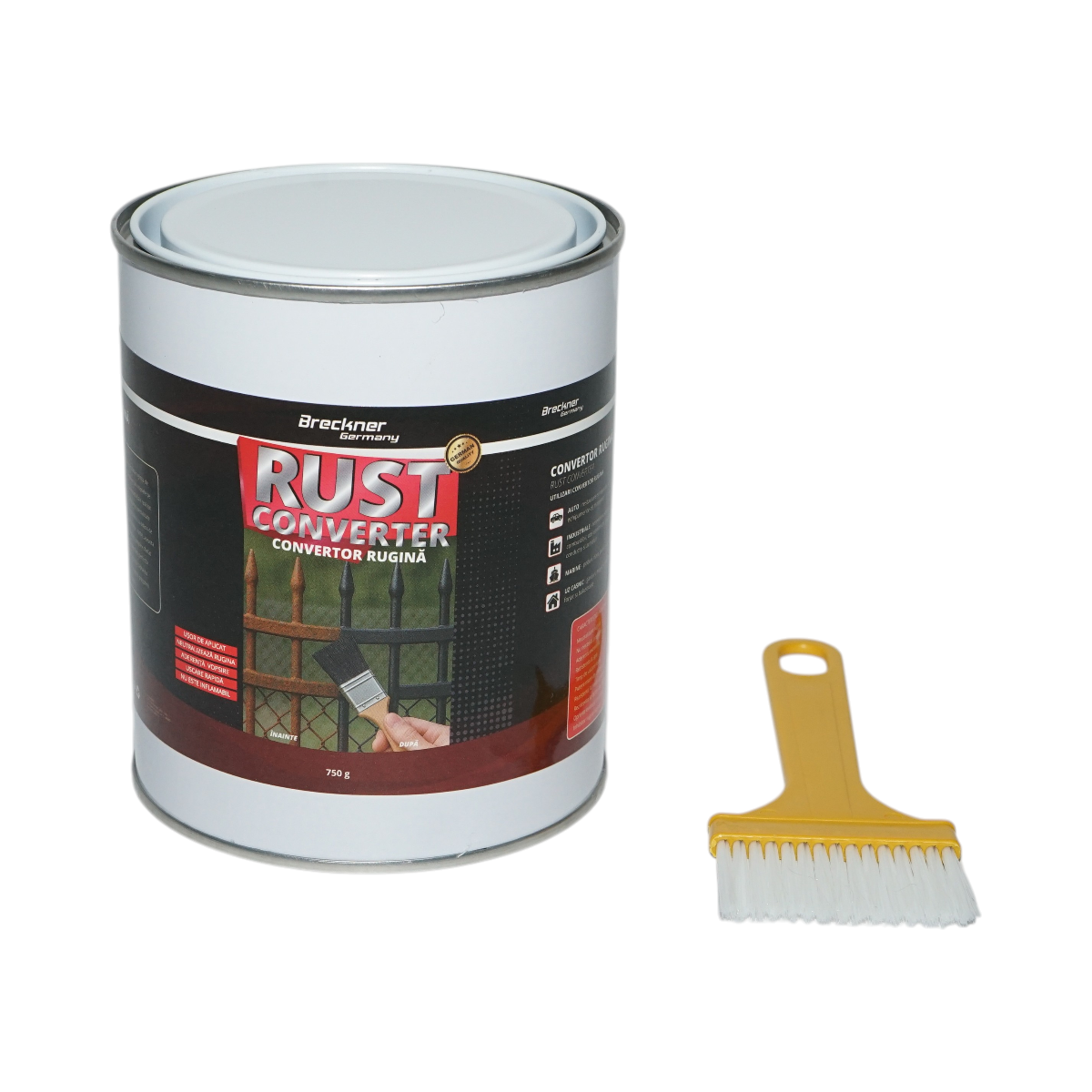 Convertor rugina solutie neutralizare si indepartare rugina 750g Breckner Germany