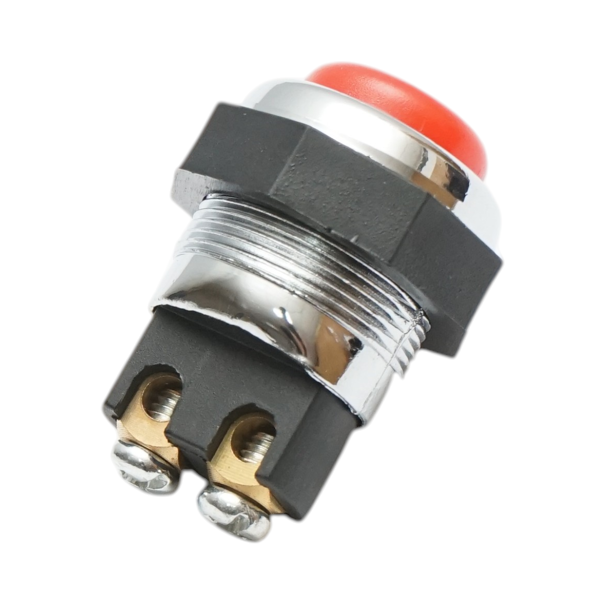 Buton pornire 12V/10A–24V/5A rosu cu 2 pini universal – imagine 3