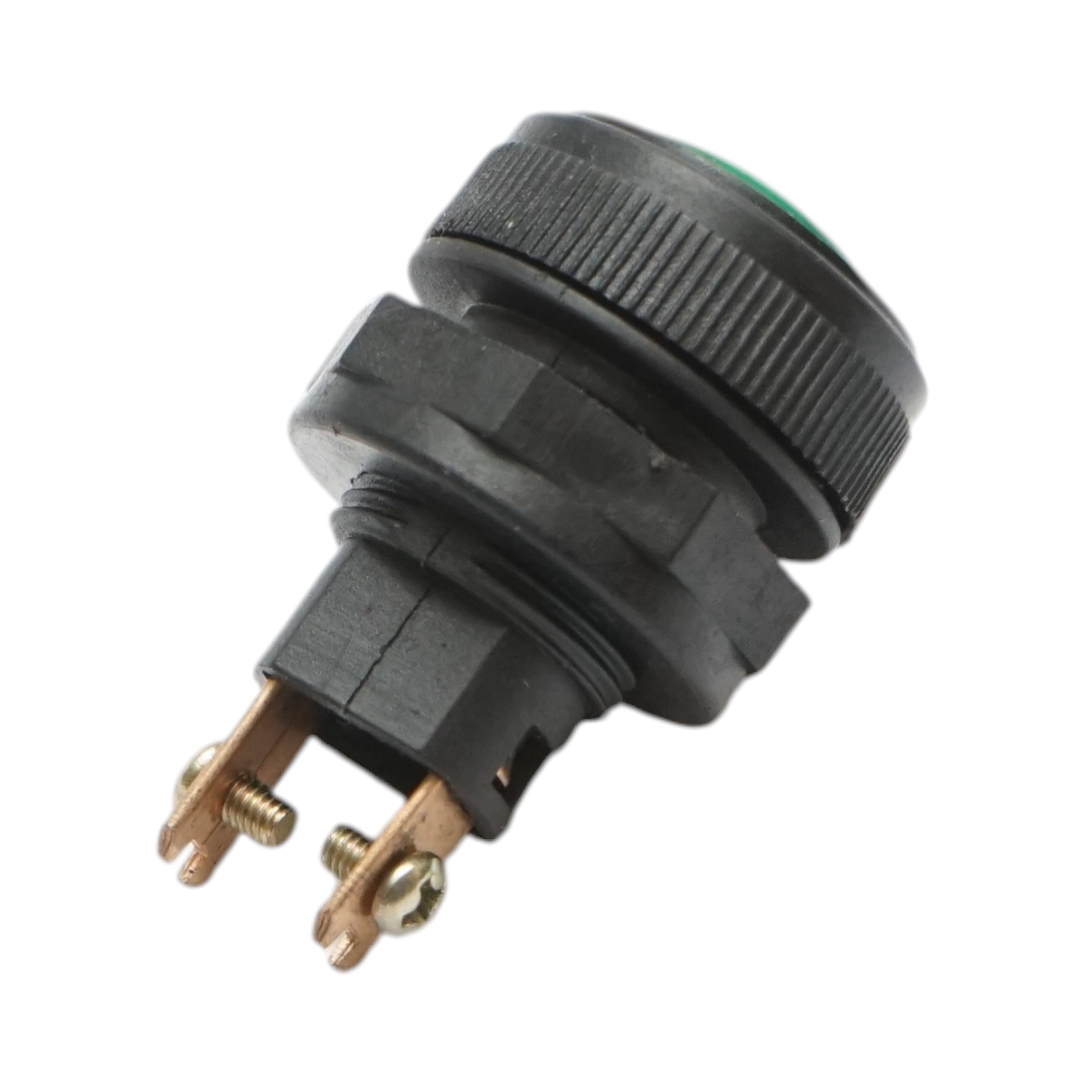 Indicator luminos verde 12V/10A–24V/5A cu 2 pini universal – imagine 3