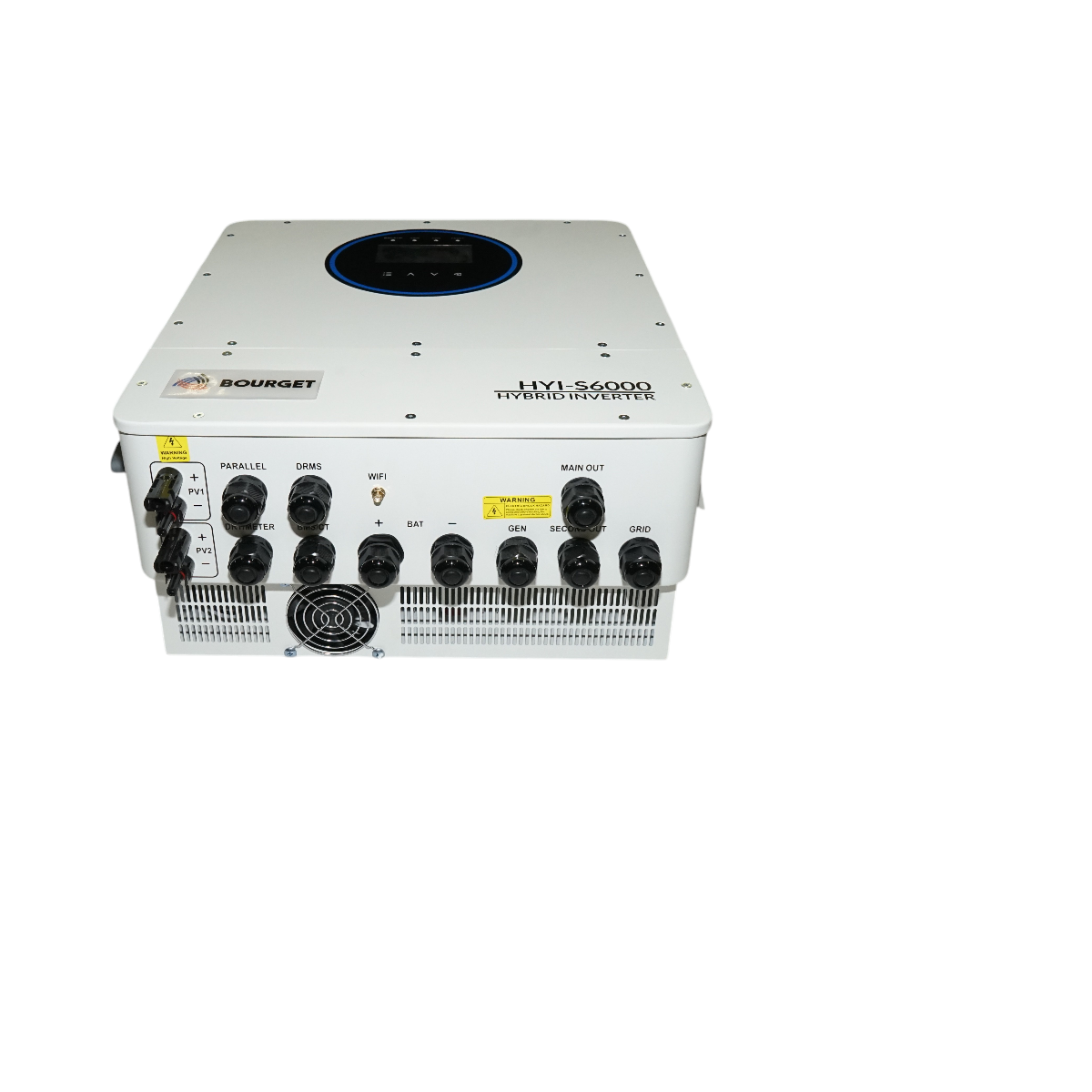 Invertor solar hibrid 6kW, 48V, 135A MPPT, monofazic, ON/OFF-GRID, conexiune in paralel, sistem trifazic optional IP65 Bourget – imagine 2