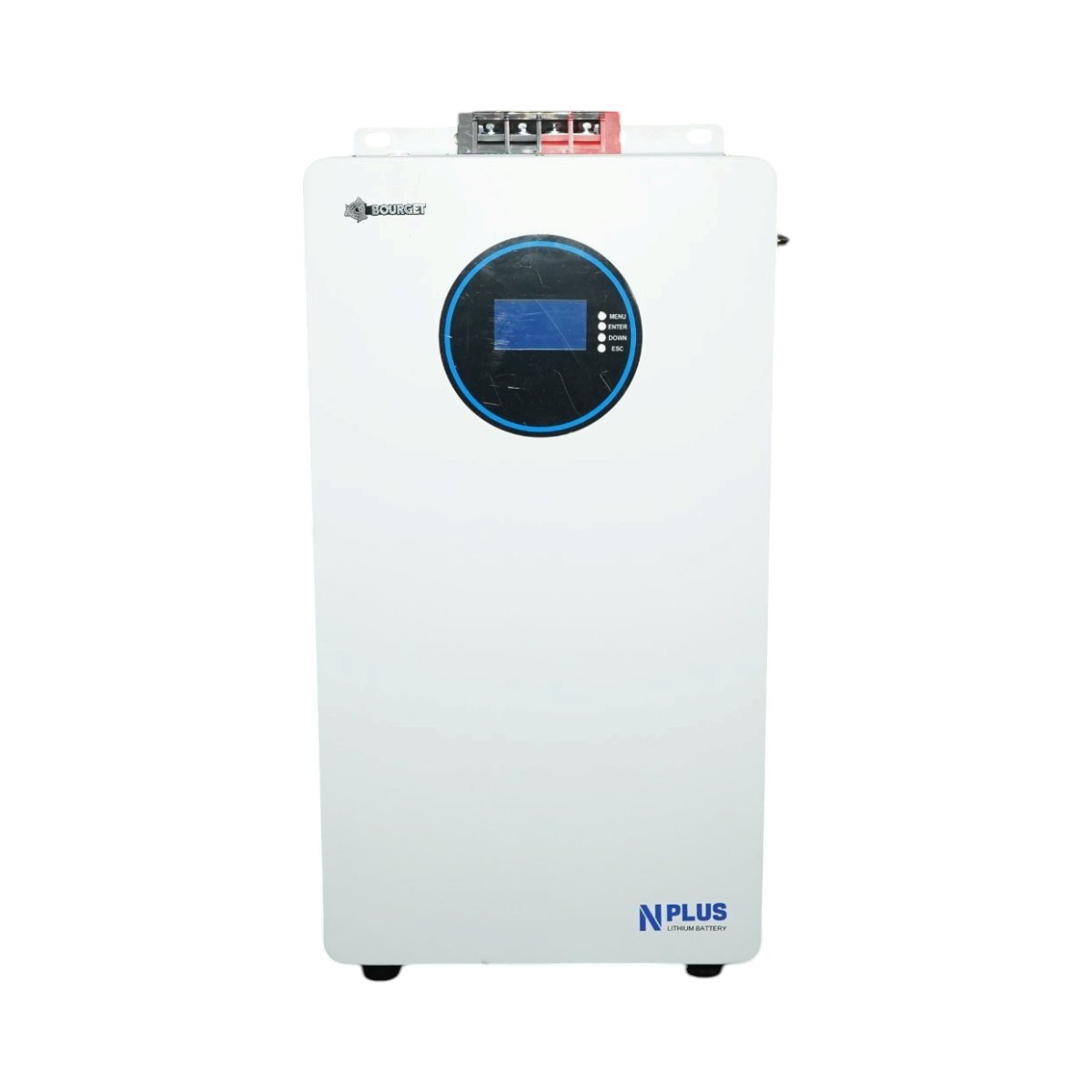 Baterie LiFePO4 10.24kW, 51.2V, 200Ah cu BMS, deep cycle, display LCD, conexiune in paralel 796x485x180mm IP54 Bourget