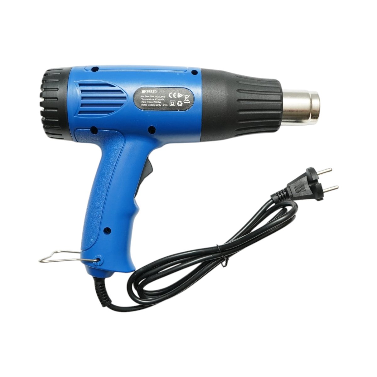 Pistol cu aer cald 1600W, 220V, debit aer 300/500 L/min, 2 trepte de temperatura 300/600°C Breckner Germany – imagine 5