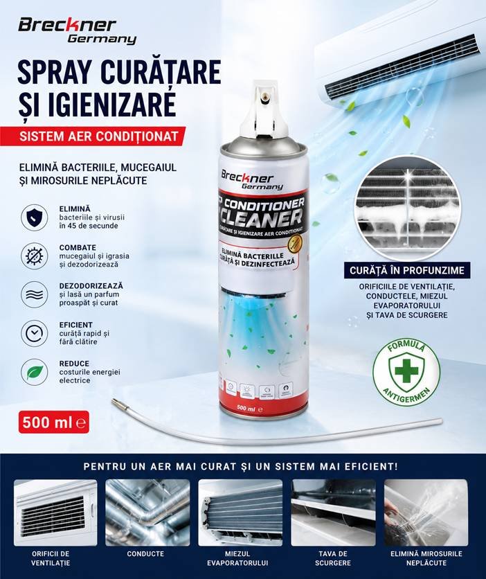 Dezinfectant pentru aparate de aer conditionat HVAC