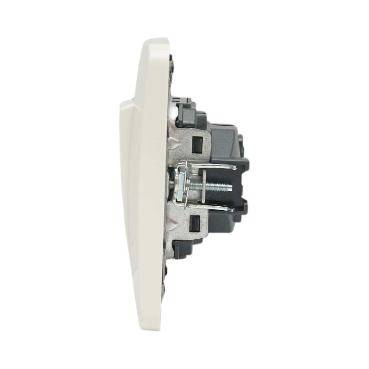 Intrerupator sonerie LED cu revenire alb incastrat 220V, 10AX, PC 80x80mm – imagine 5